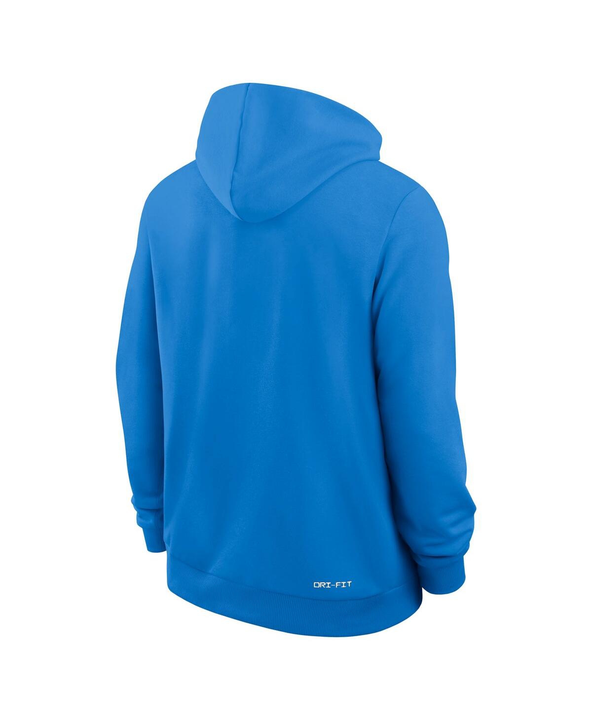 Nike Men's Powder Blue Ole Miss Rebels 2025 Sideline Standard Issue Dri-fit Hoodie In Blue
