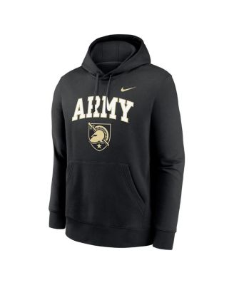 Men's Black Army Black Knights Club Pullover Hoodie