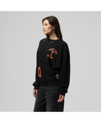 Mitchell & Ness - Women's Black Texas Longhorns Multi-Hit Sweatshirt