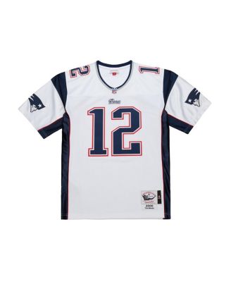 Men's Tom Brady White New England Patriots 2000 Authentic Jersey