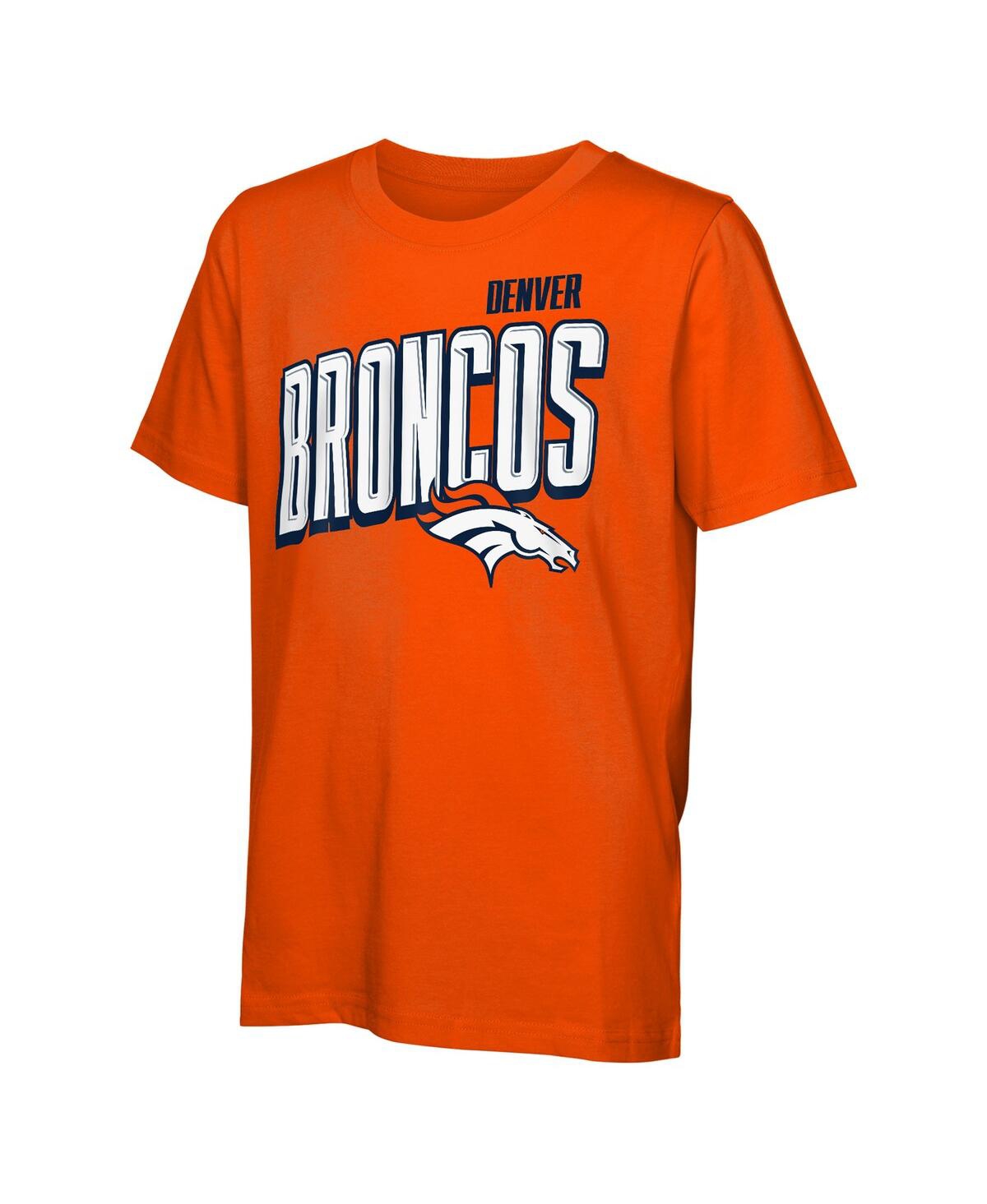 Outerstuff Preschool Denver Broncos The Mix Combo T-shirt Set In Multi