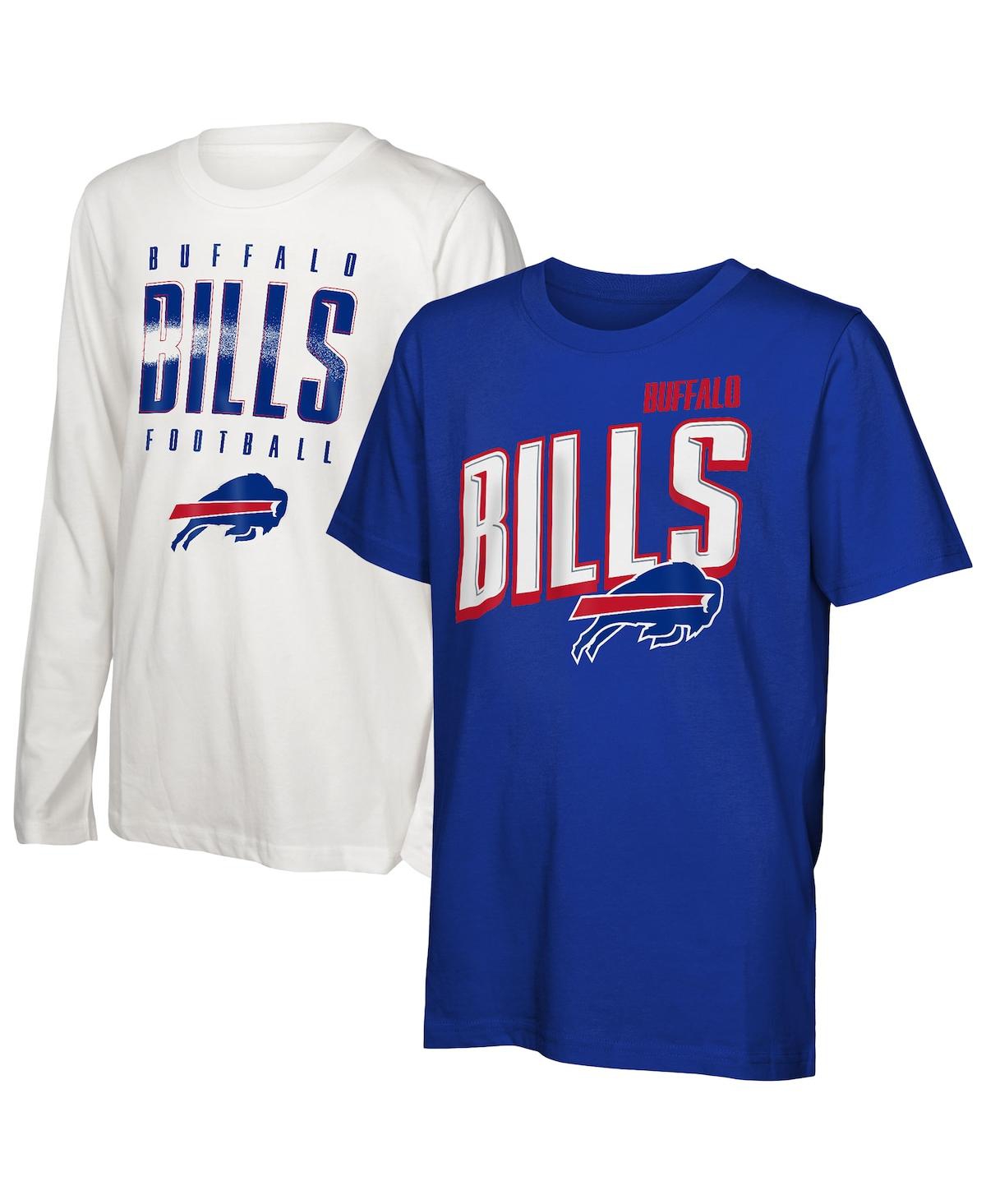 Outerstuff Big Boys And Girls Buffalo Bills The Mix Combo T-shirt Set In Multi