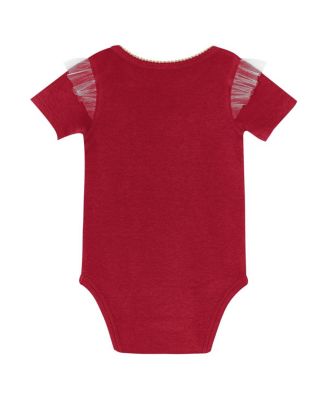 Girls Baby Boys and Girls 2-Piece San Francisco 49ers My Team Rocks Bodysuit and Skirt Set