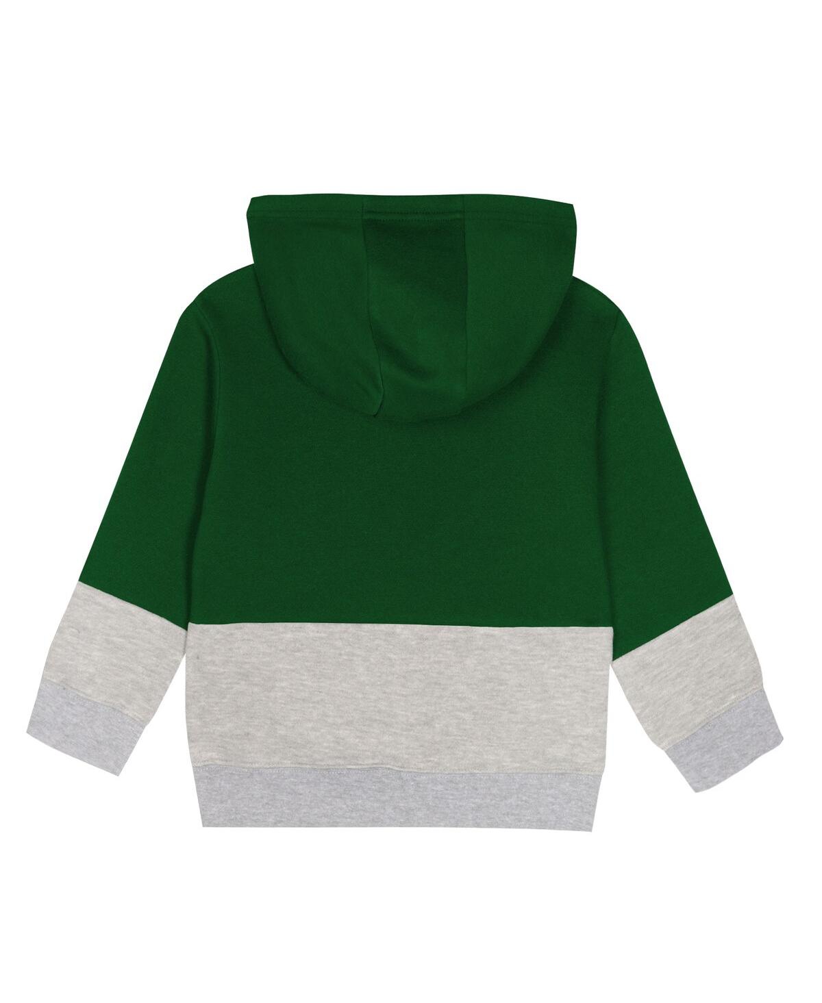 Outerstuff Toddler 2-piece Green New York Jets Lineman Fleece Hoodie And Pants Set In Green