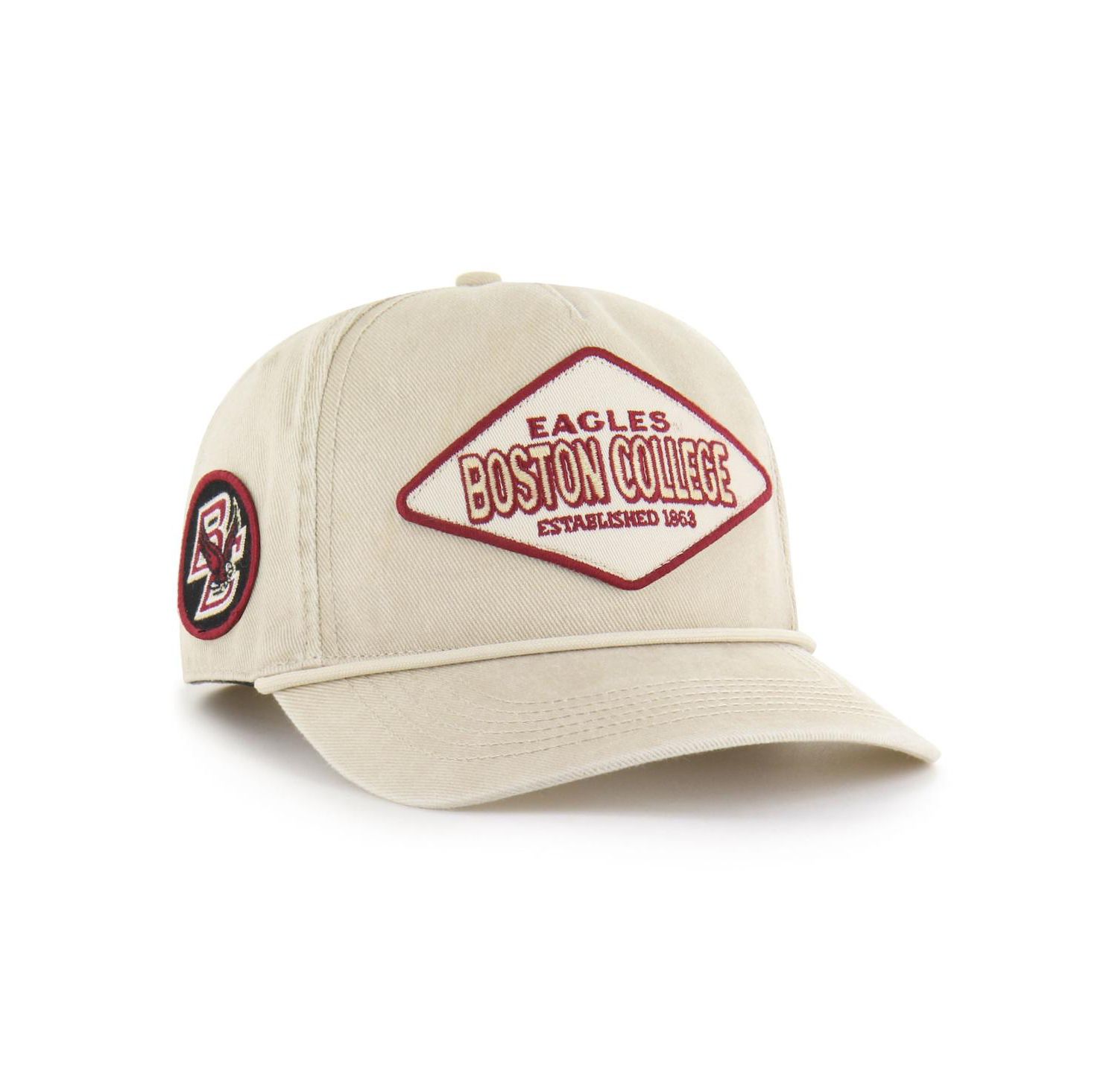 Men's and Women's Cream Boston College Eagles Outdoorsmen Cairn Hitch Adjustable Hat