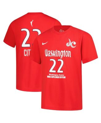 Nike - Big Boys and Girls Sonia Citron Red Washington Mystics Explorer Edition Name Number T-Shirt