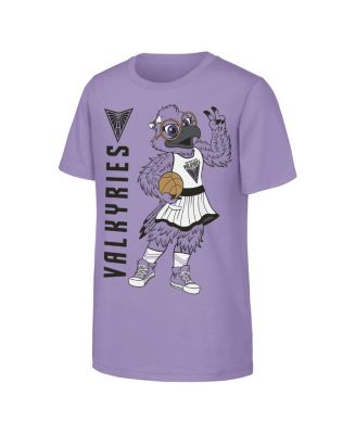 Outerstuff - Big Boys and Girls Violet Golden State Valkyries Mascot T-Shirt