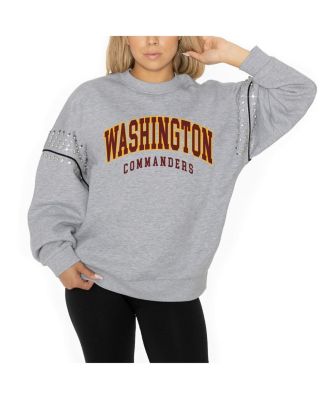 Gameday Couture Women's Ash Washington Commanders Rhinestone Drop ...