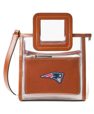 Staud - Women's New England Patriots Clear Mini Shirley Bag