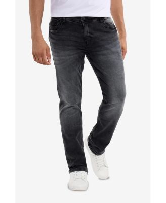 Men's Slim Fit Silicone Back Pocket Jeans