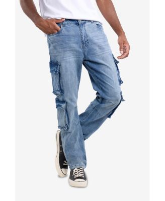 Men's Straight Fit Cargo Jeans