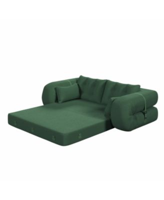 Human Dog Bed Foldable Sofa Sleeper - Green