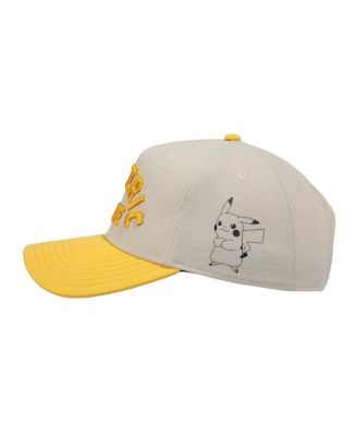 Pok&eacute;mon Electric Type Yellow & White A-Frame Snapback Hat