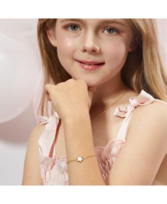 Petit Star of David Bracelet in White