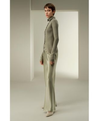 Slim Fit Silk Cashmere Sweater