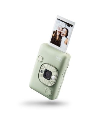 Instax Mini LiPlay Hybrid Instant Camera, Bundle with 20 Exposures Film Pack, 32GB UHS-I microSDHC Memory Card and Shoulder Bag
