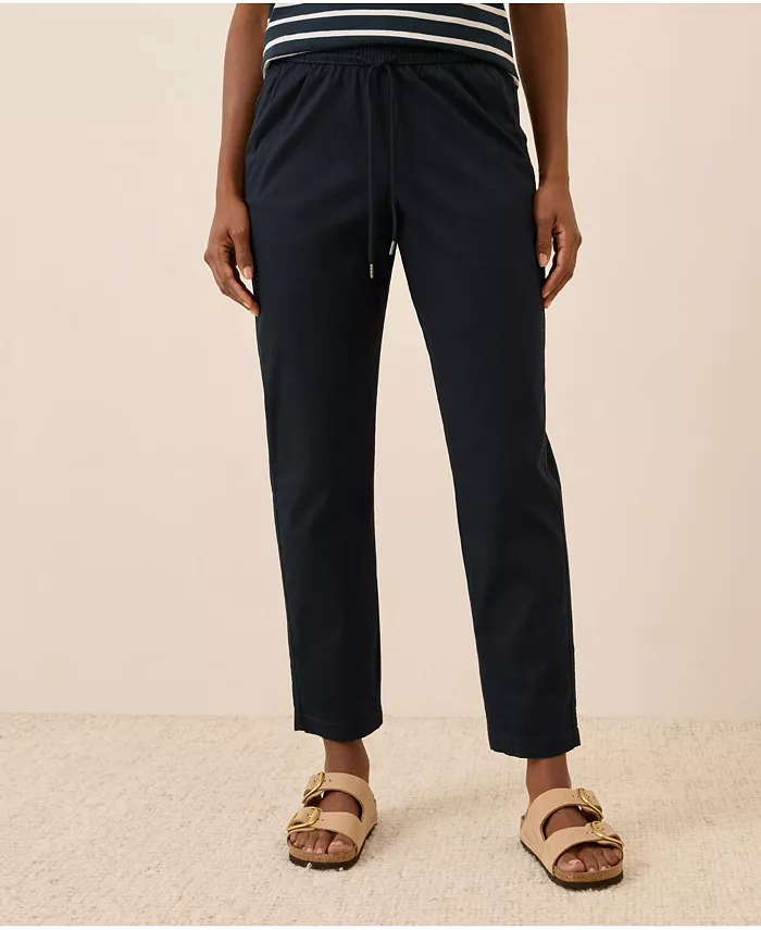 Women's The Jess Roll-Up Pant In Midweight Twill