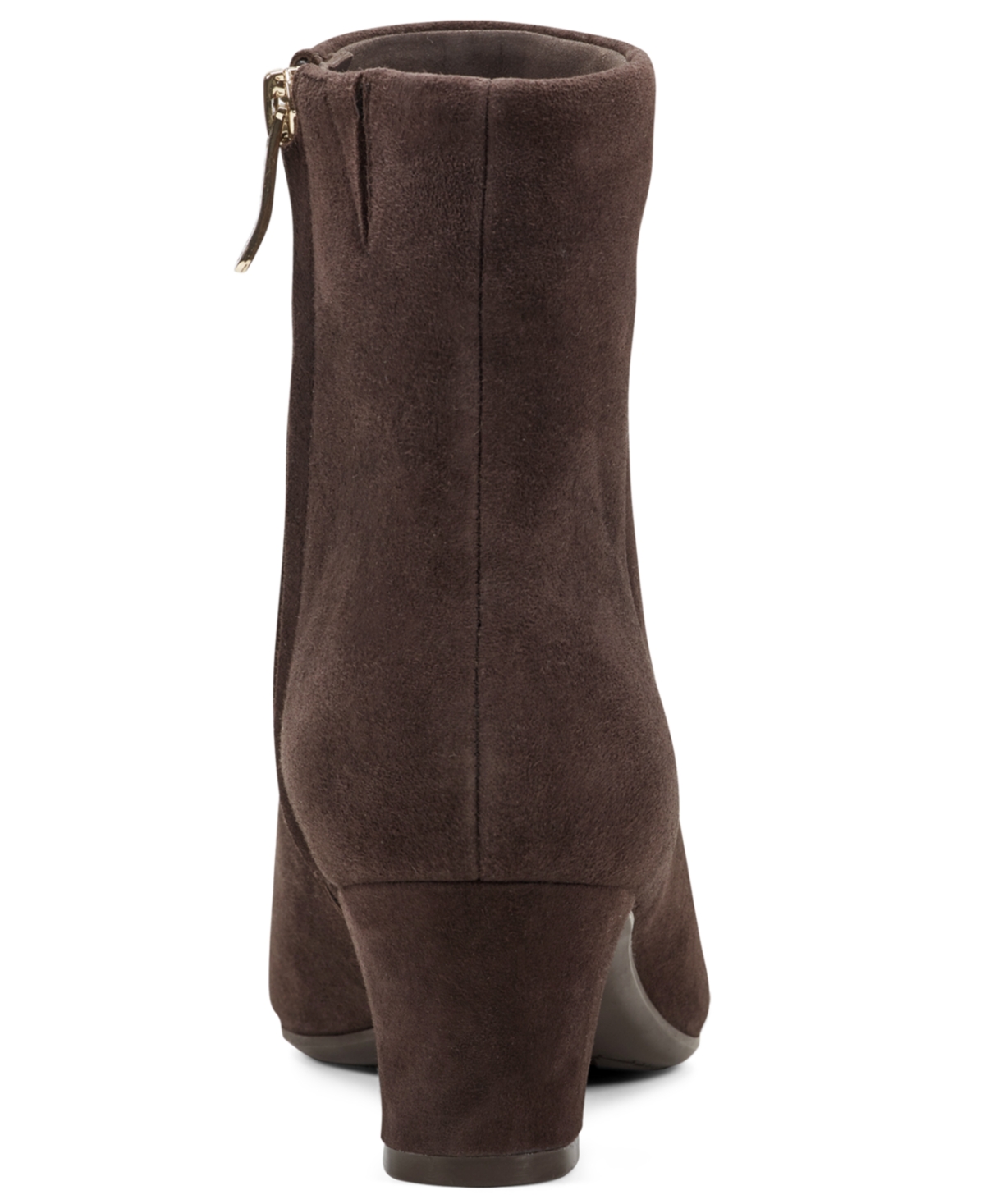 Easy Spirit Women's Isra Eflex Tapered Block Heel Dress Booties In Brown