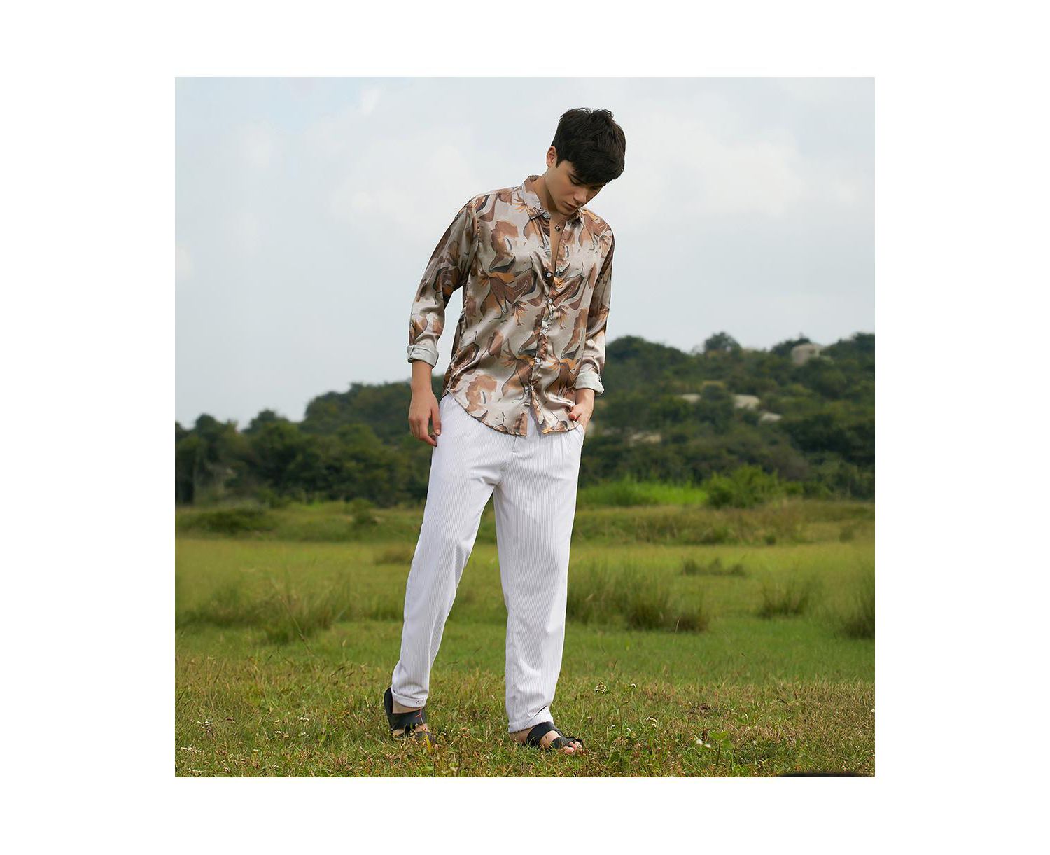Men's Impressionist Canopy Shirt