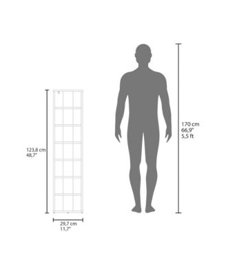 Malibu Corner Linen Cabinet White MDF