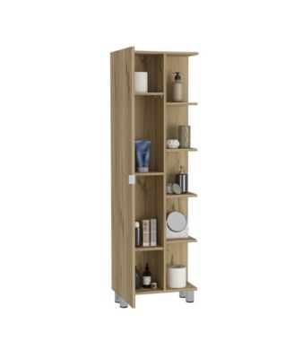 Urano Linen Cabinet Light Oak MDF