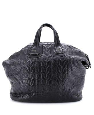 Large Nightingale Satchel Embossed Leather