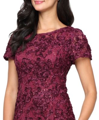 Women's Soutache Sequin A-Line Dress
