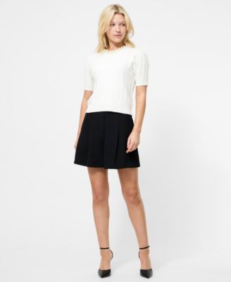 Women's Embellished Short Sleeve Sweater