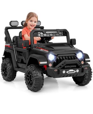 12V Kids Ride On Truck with 212V Motors Spring Suspension & Remote Control