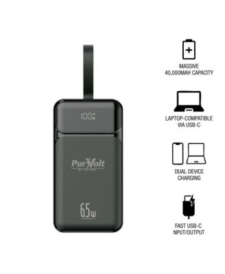 PurVolt 40,000mAh Ultra High-Capacity Power Bank – Powering Laptops, Phones & Beyond