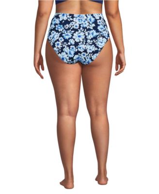 Plus Size Cheeky High Waisted Bikini Bottoms