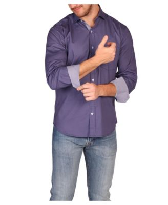 Men's Diamond Medallion Long Sleeve Shirt