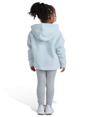 Toddler and Little Girls' 2T-7 Fleece Hoodie and Leggings, 2-Piece Set