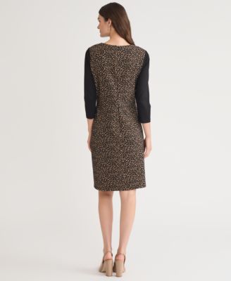 Women's Side Panel Sheath Dress, Regular & Petite