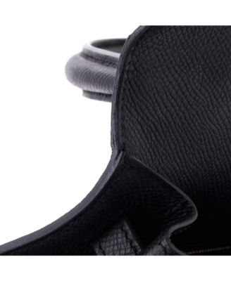 Kelly 25 Handbag Black Epsom with Gold Hardware