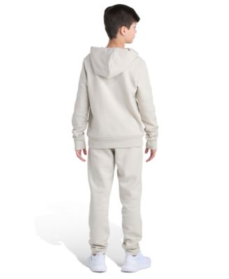 Big Boys 8-20 2-Piece Long Sleeve Pullover Hoodie and Joggers Essential Small Logo Fleece Set