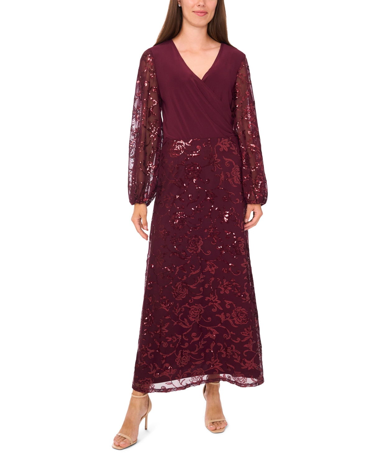 Msk Women's Basic Elastic Waist Maxi Skirt