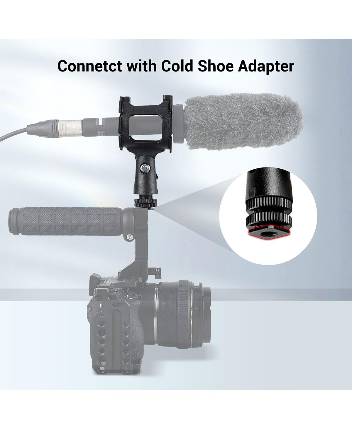 SmallRig Universal Microphone Shock Mount Adapter for Camera Shoes and Boompoles