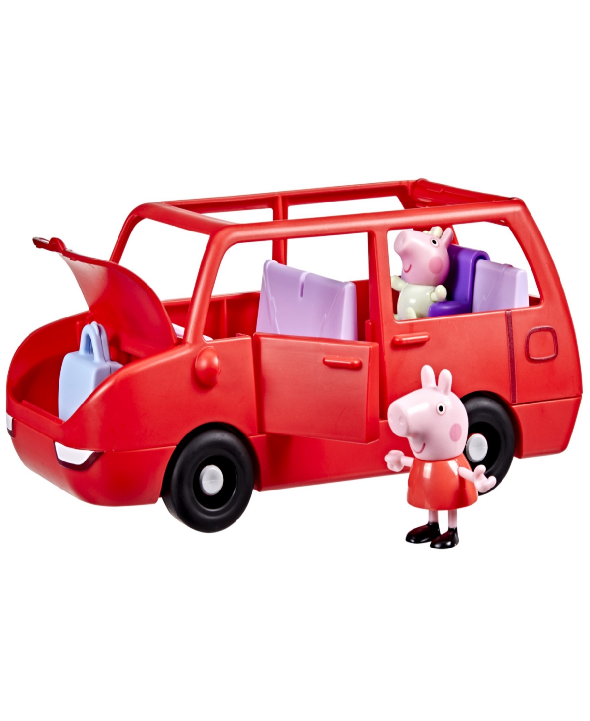 Peppa Pig Peppa's Big Family Car Playset In Transparent