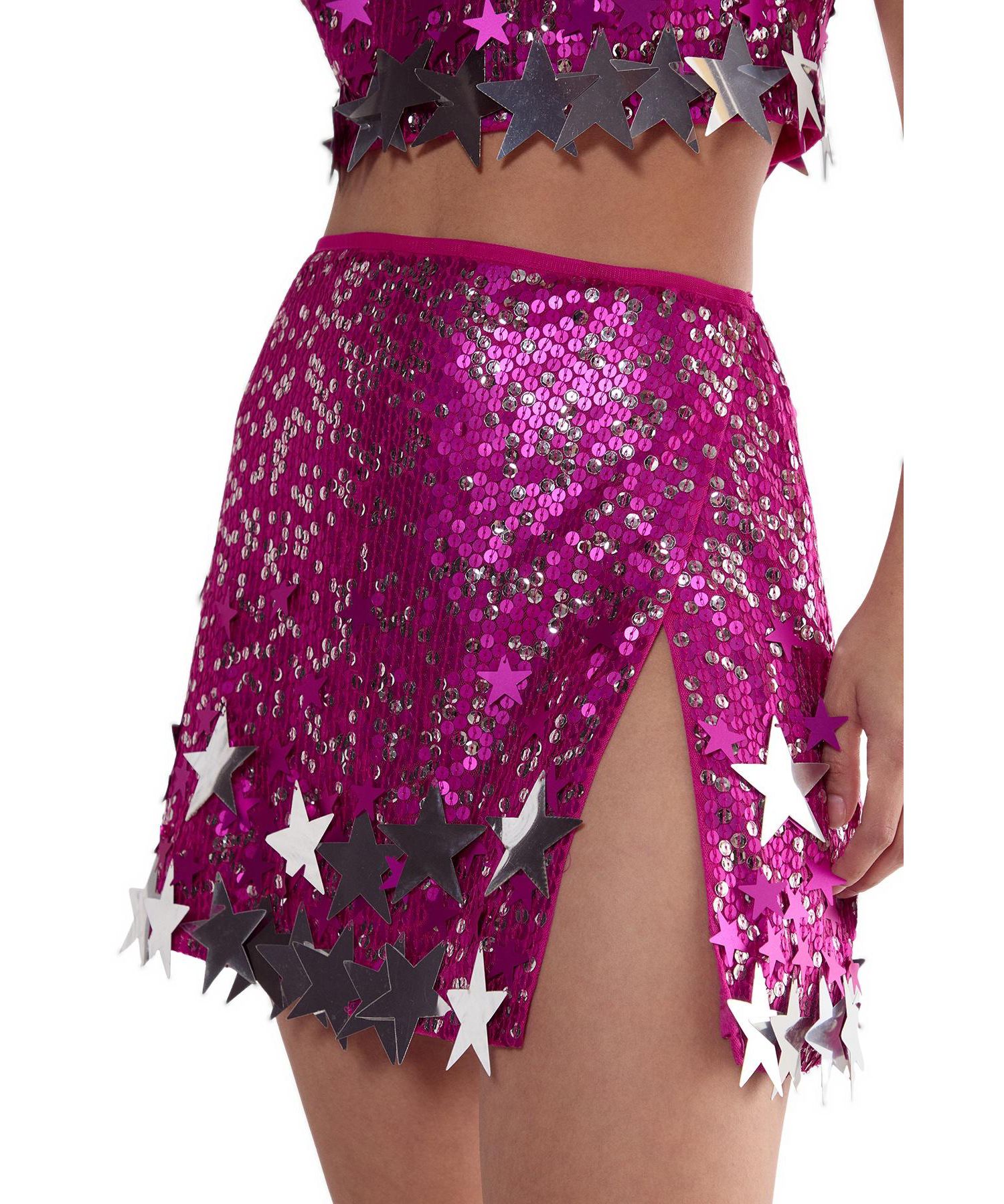 Women's Limited Embellished Star Trim Mini Skirt