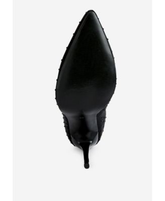 Womens Cheugy Embellished Ankle Boots