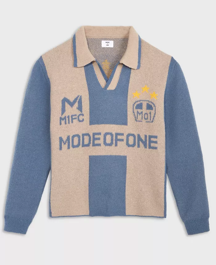Men's Logo Johnny Collared Sweater - thumbnail 3