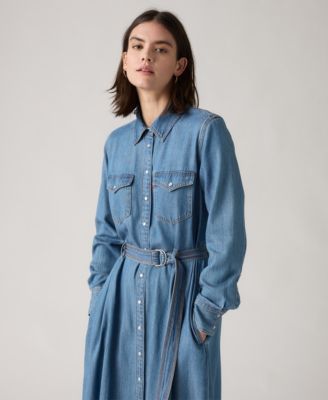 Premium Women's Quincey Long Sleeve Midi Dress