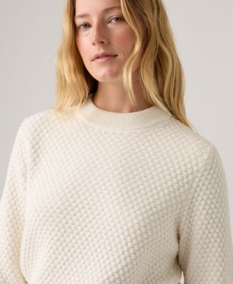 Women's Snowflake Crewneck Long Sleeve Sweater