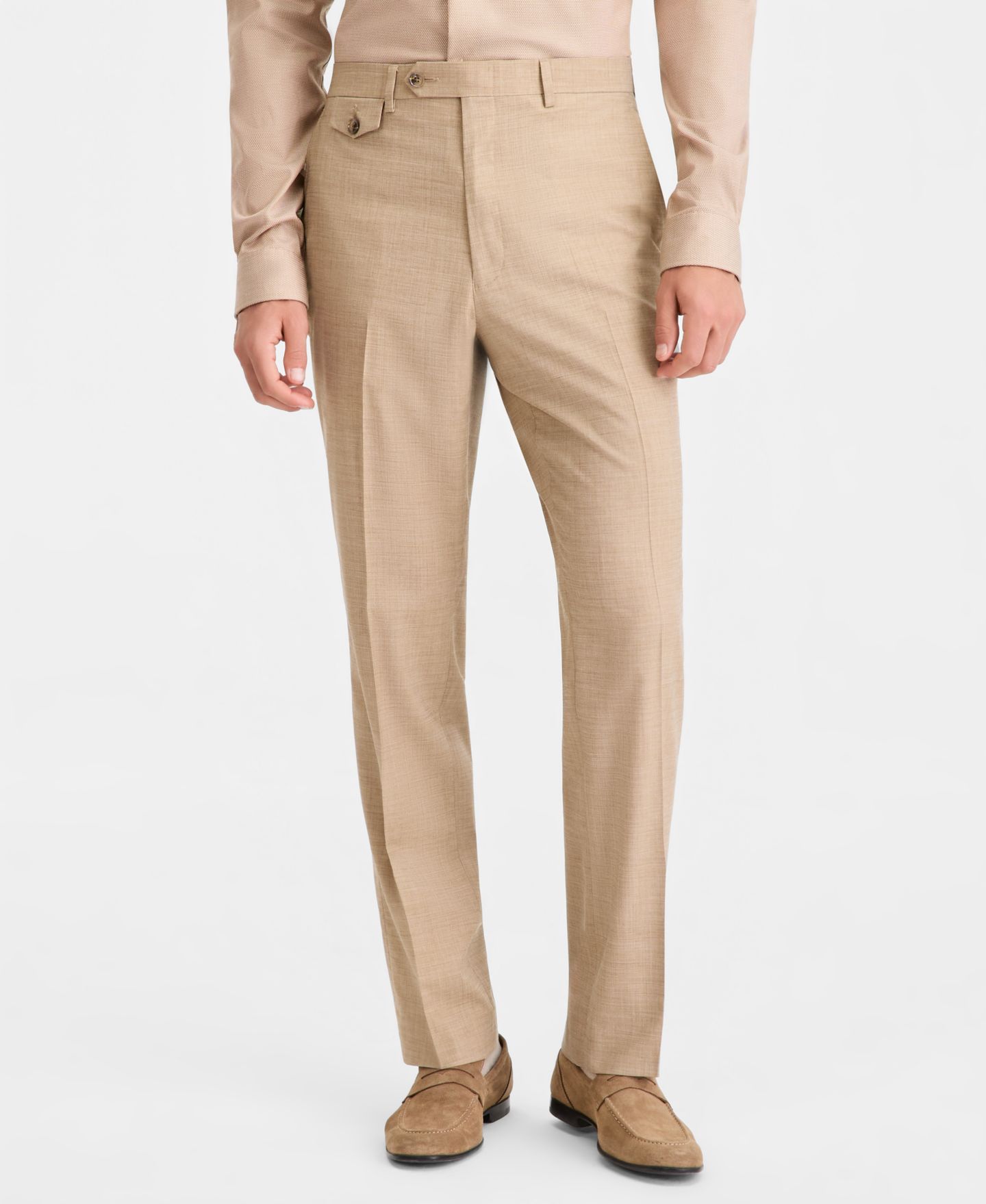 Мужские брюки Tayion Collection Classic-Fit Suit Separates, цвет: Рыжевато-коричневый — фото 3