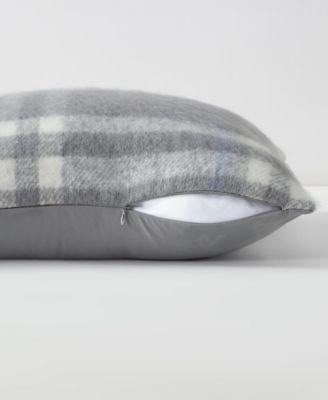 Ryan Cove Plaid Faux Mohair Square Decorative Pillow, 20" x 20"