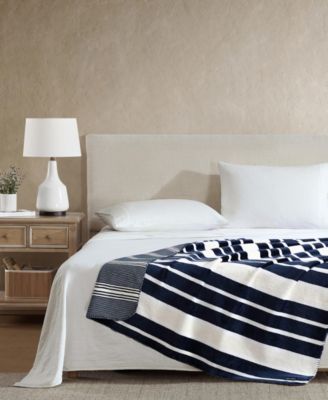 Printed Reversible Lush Throw, 70" x 50"