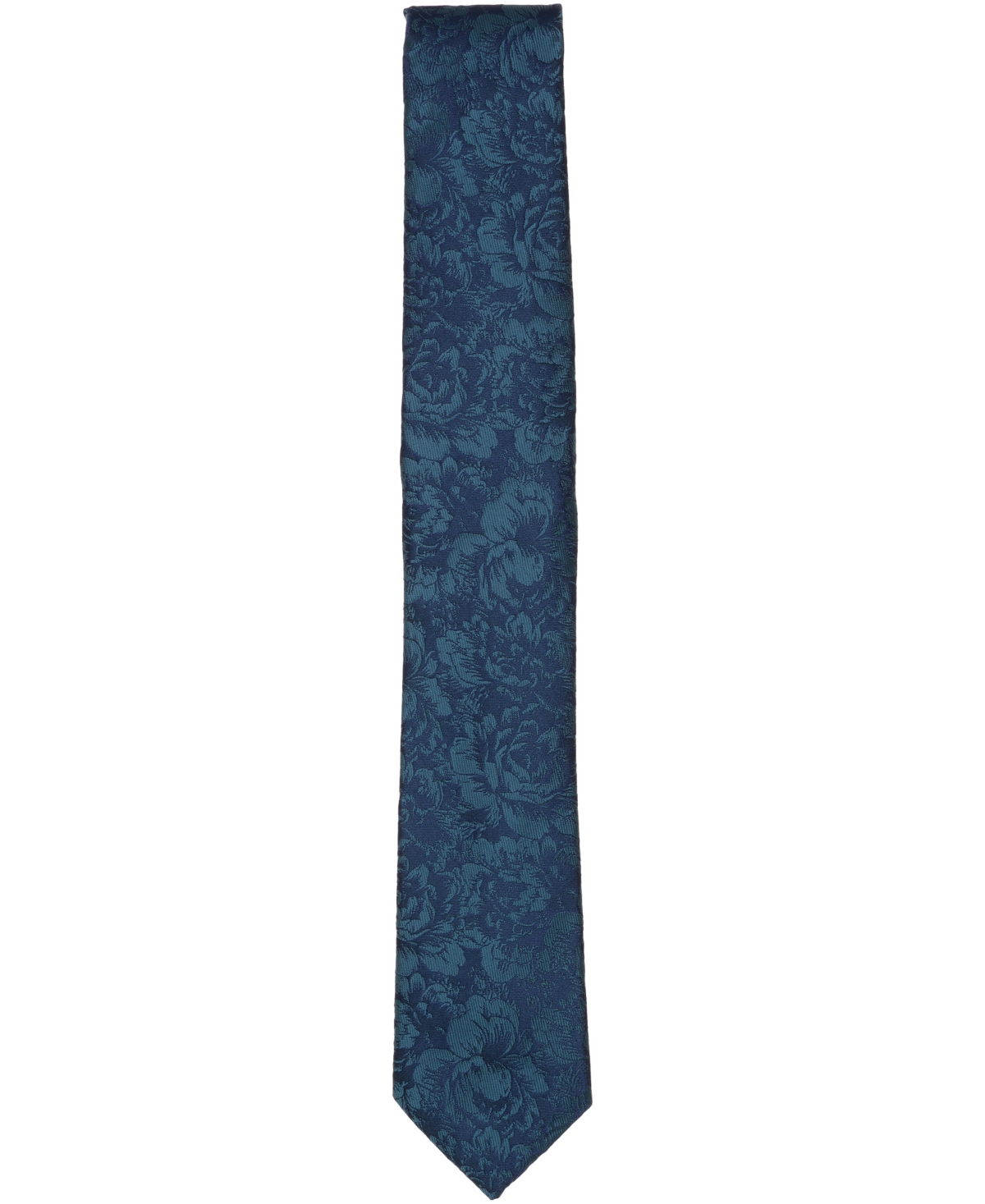 Bar Iii Men's Kingston Tonal Floral Tie, Macy's Exclusive In Blue