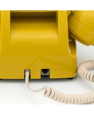 Retro GPO746YEL 746 Desktop Rotary Dial Telephone - Mustard