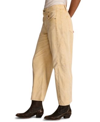 Women's Mid-Rise Barrel-Leg Jeans